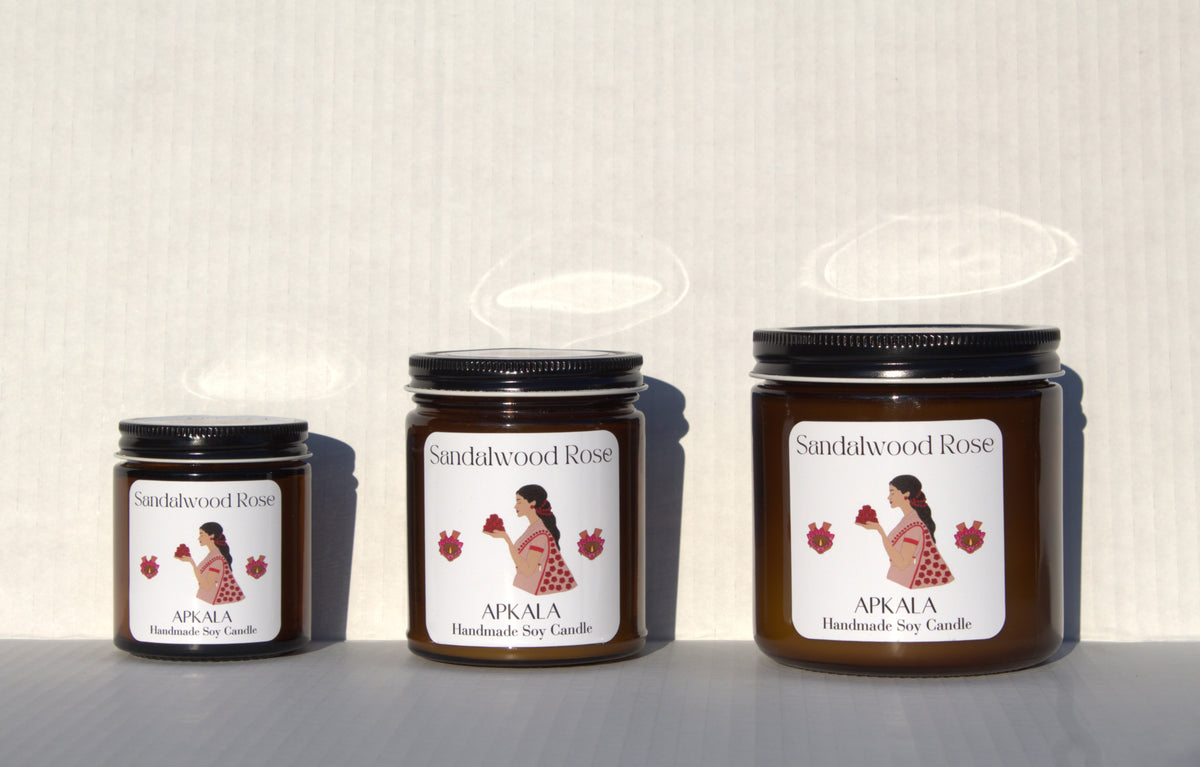 Sandalwood Rose Soy Candle