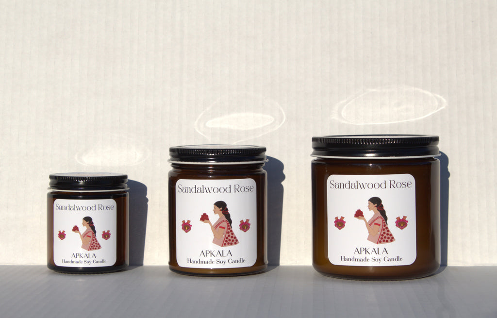 Sandalwood Rose Soy Candle