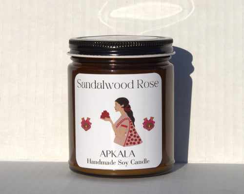 Sandalwood Rose Soy Candle