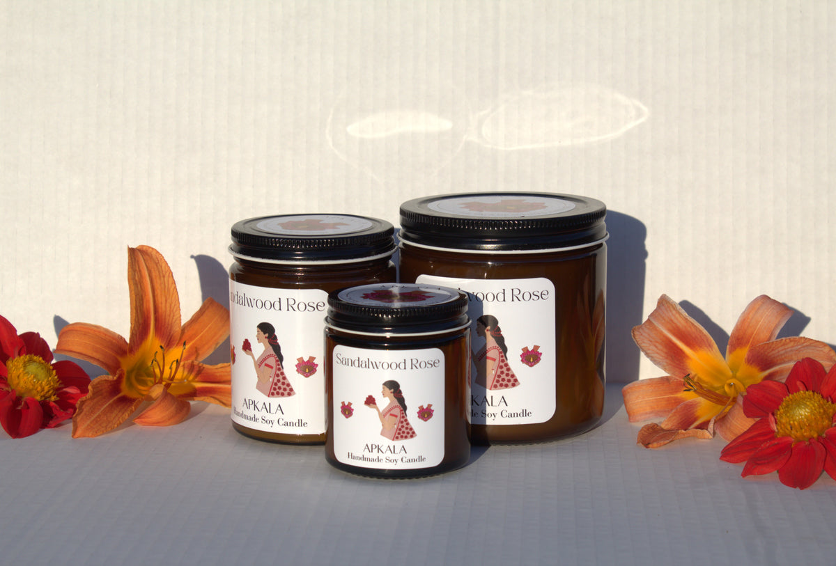 Sandalwood Rose Soy Candle