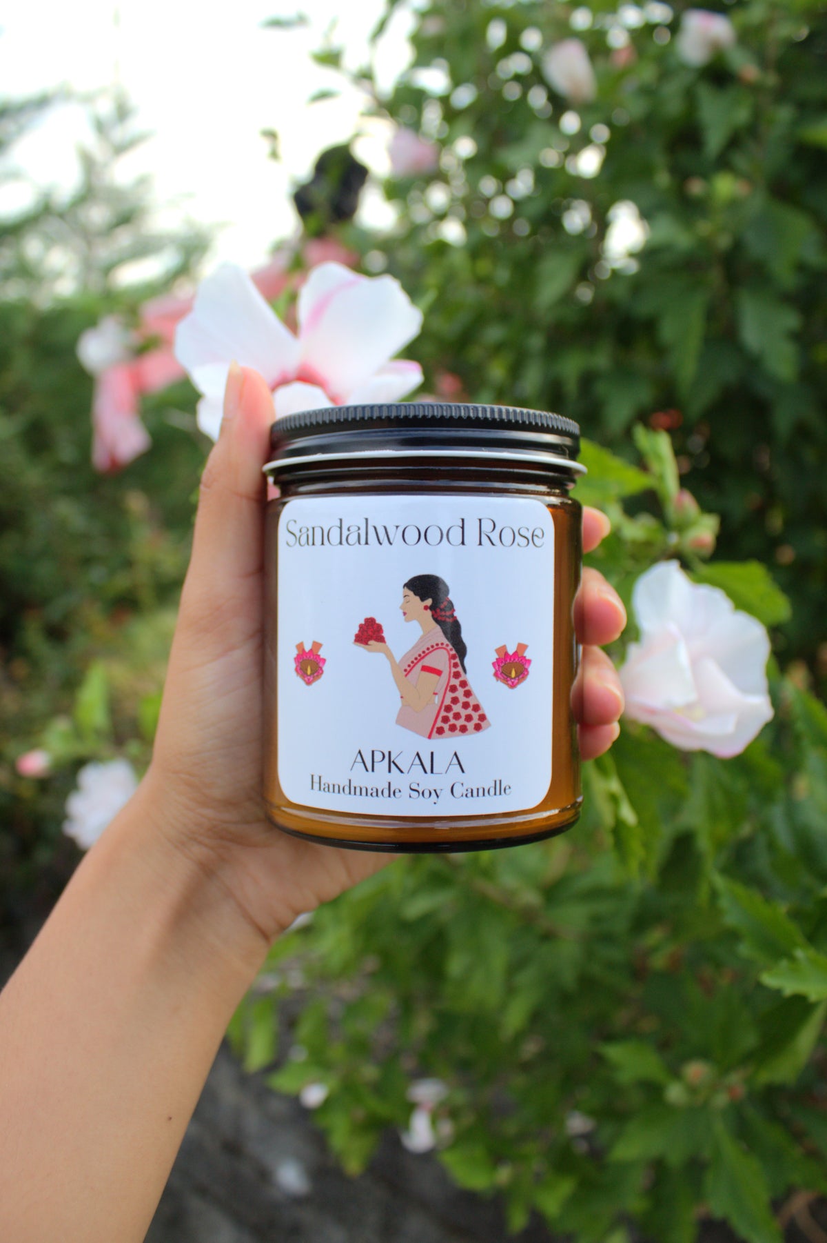 Sandalwood Rose Soy Candle