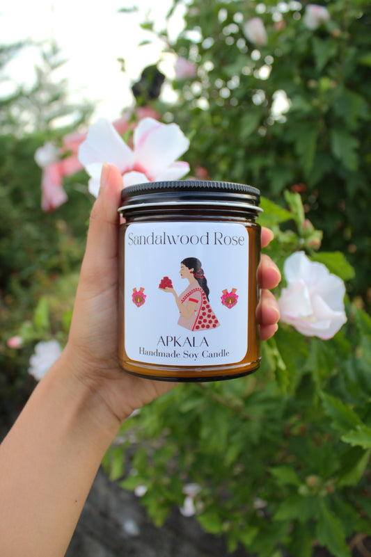 Sandalwood Rose Soy Candle
