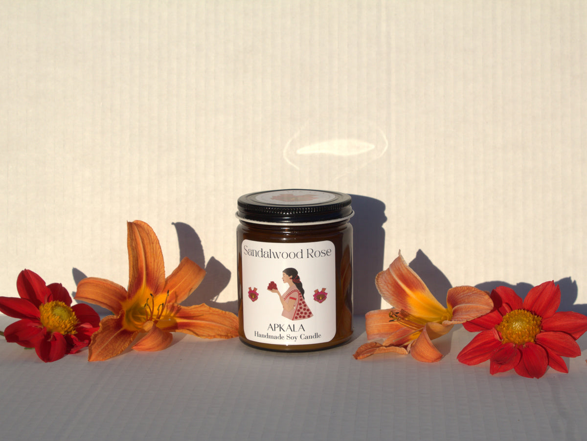 Sandalwood Rose Soy Candle